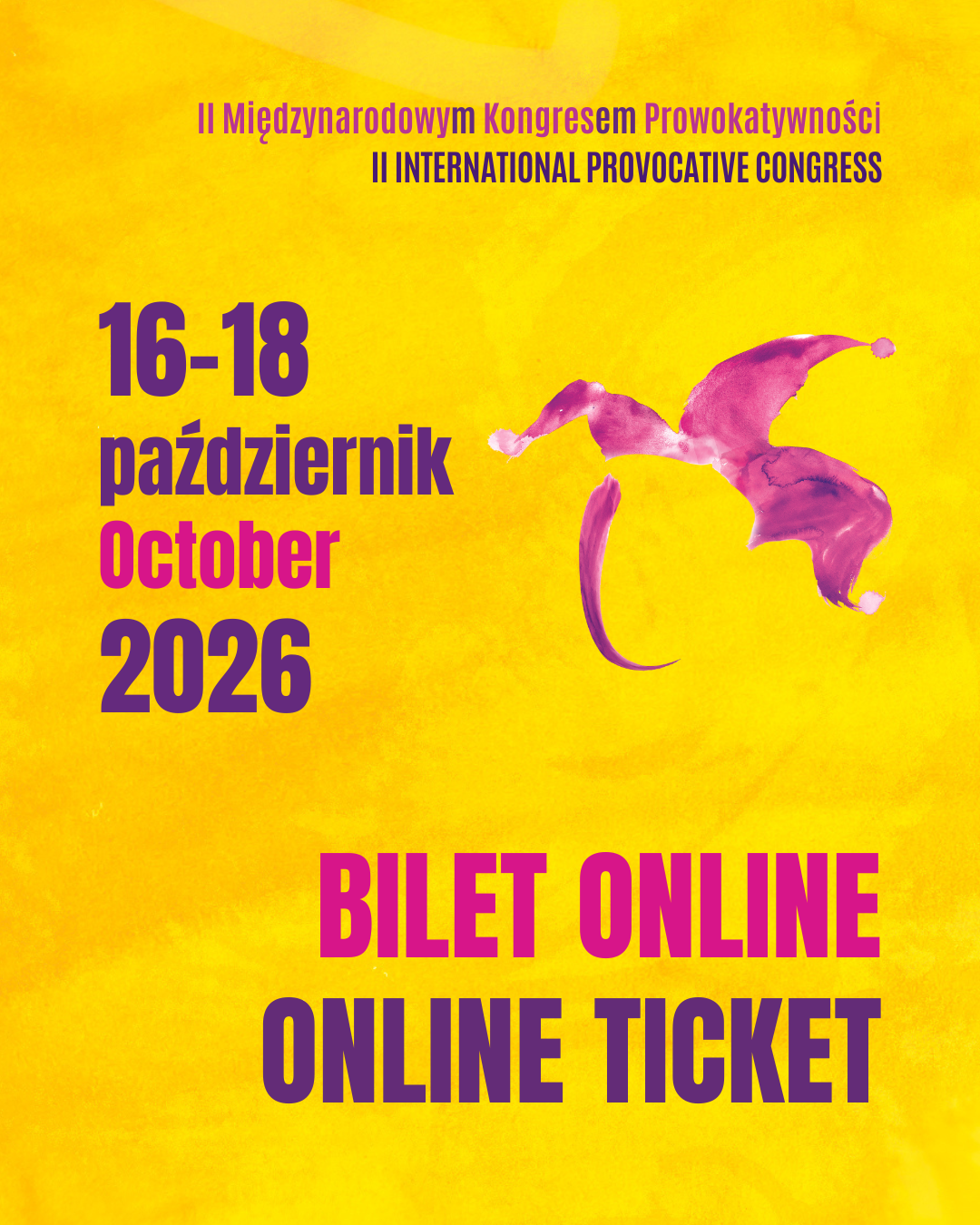 Pakiet Kongresowy – Online / TICKET ONLINE PACKAGE 16-18.10.2026